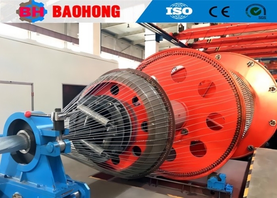 75kw 강철 케이블 Armouring 기계 철사 좌초 기계