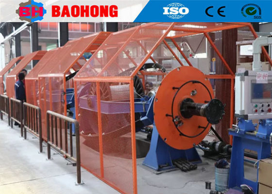 1250/1+3대의 건너뜀 케이블 계선 기계 1250 Mm 드럼 15KW 견인 모터